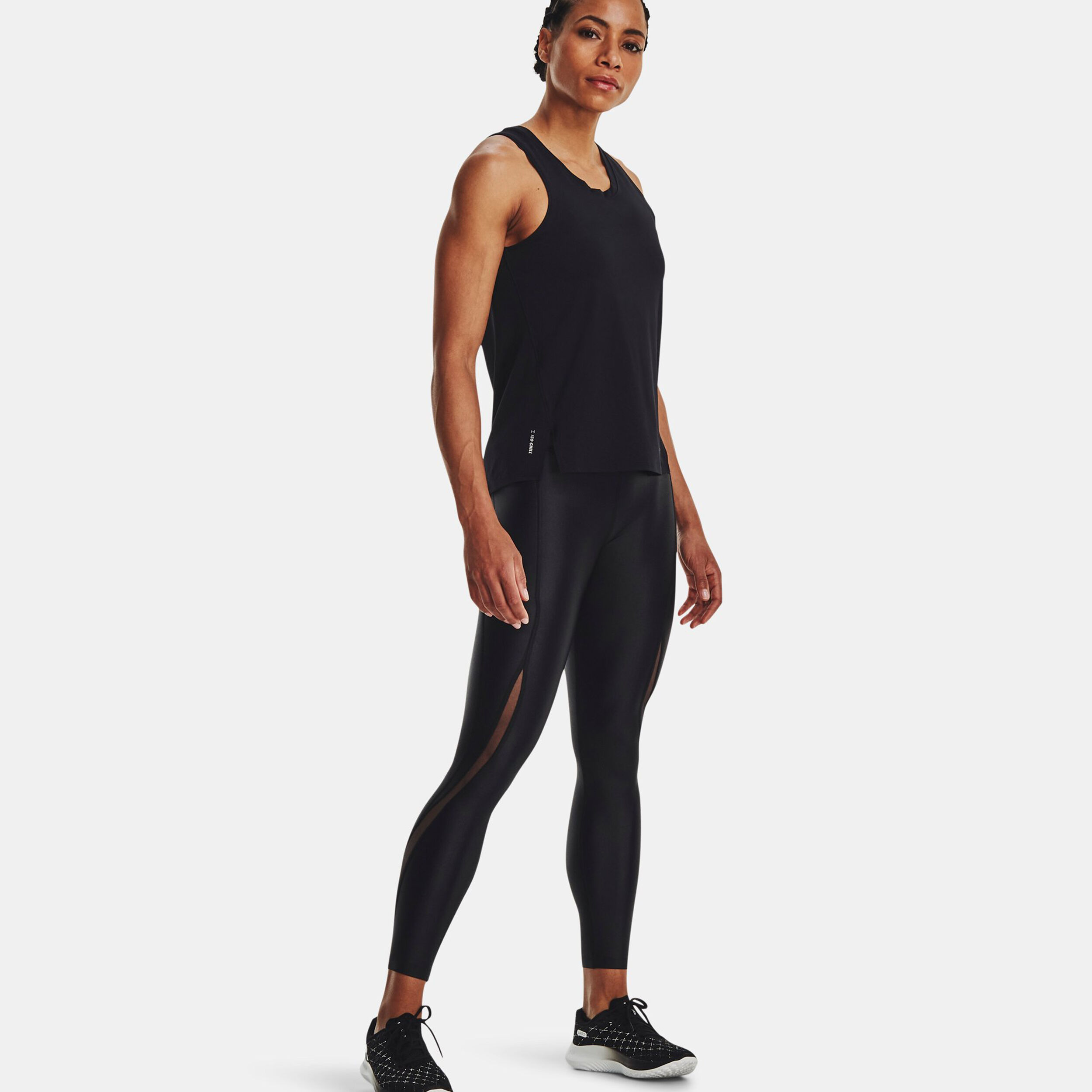 Under Armour Fly Fast Elite IsoChill Ankle Collant Tight Femmes - Noir