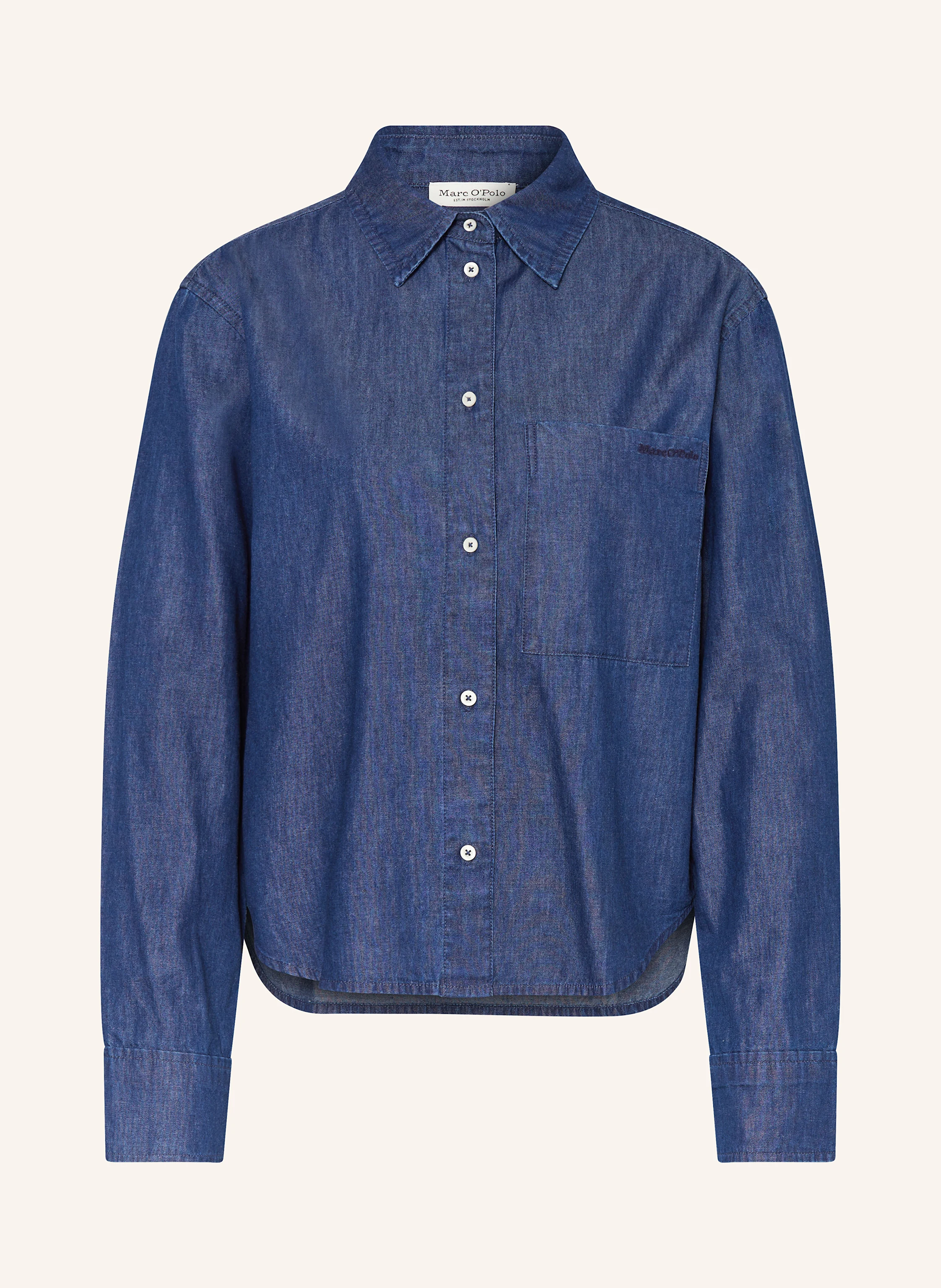 Marc O'Polo Hemdbluse in Jeansoptik