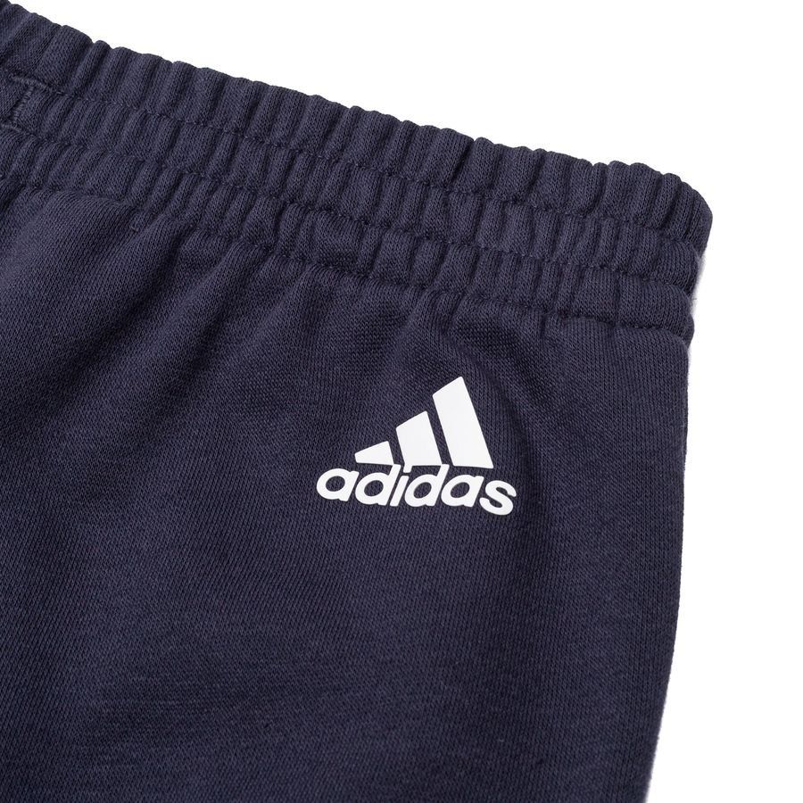 adidas Bas de Survêtement Fleece - Bleu Marine/Blanc Enfant