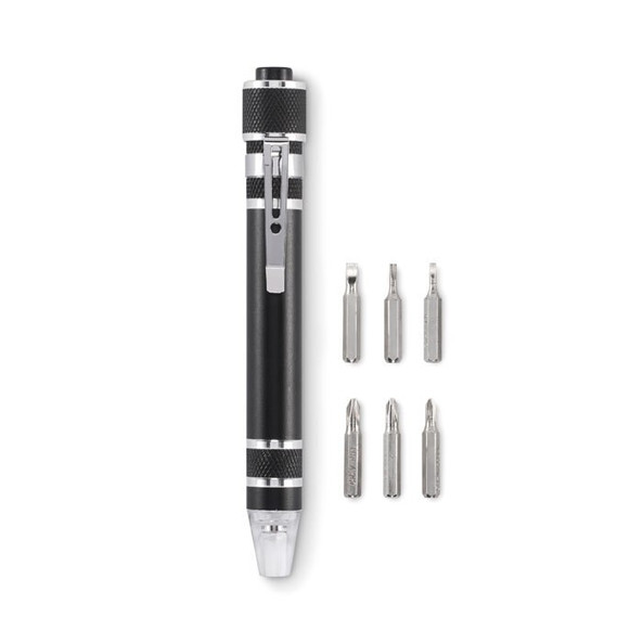 GiftRetail MO2498 - TUBULAR Stylo multi-outils recyclé
