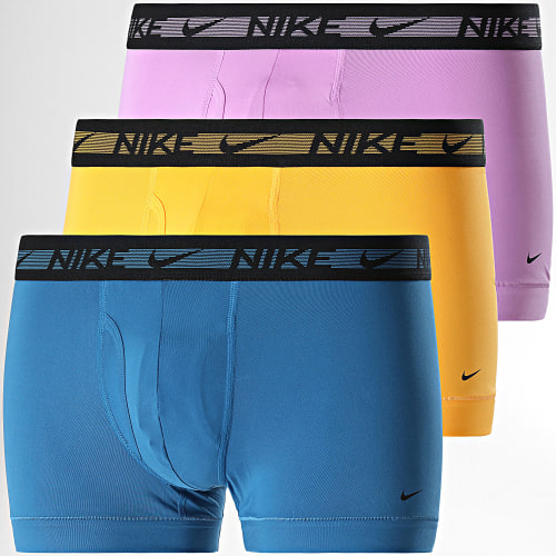 Lot De 3 Boxers Dri-FIT Ultra Stretch Micro KE1152 Lavande Jaune Bleu Marine