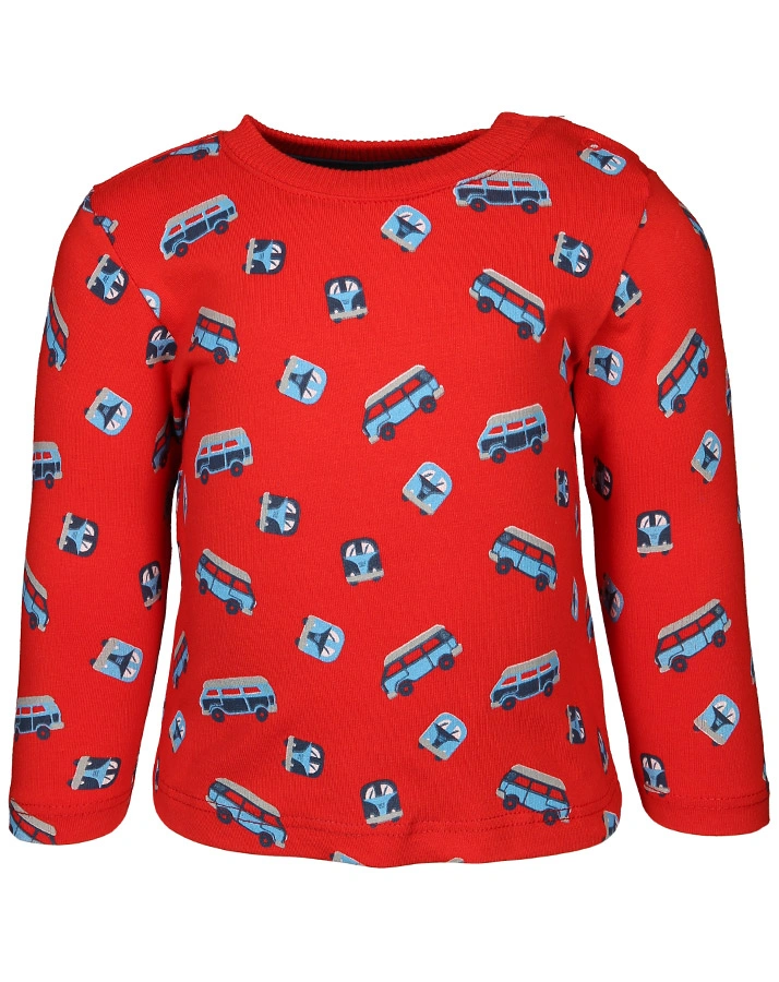Langarm-Shirt ROADTRIP in rot
