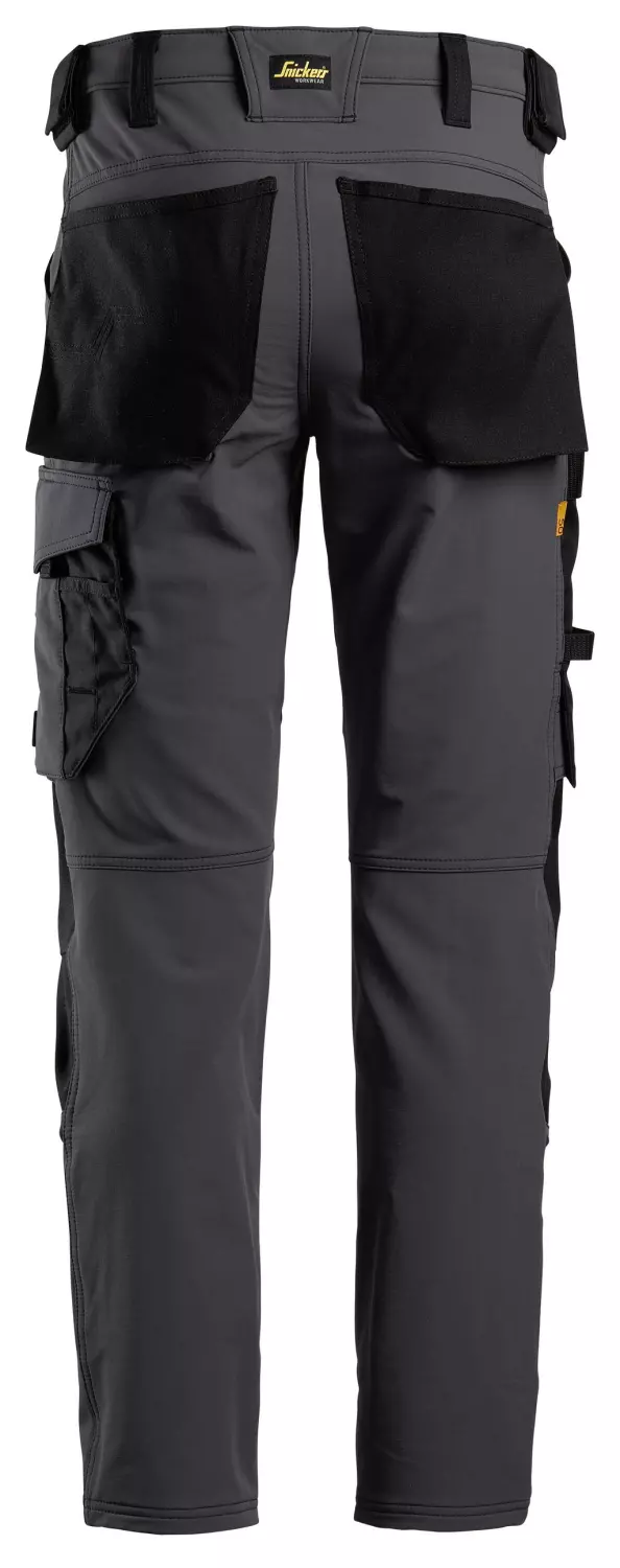 Snickers 6371 AllroundWork Full Stretch Werkbroek - Staal Grijs - Maat 054