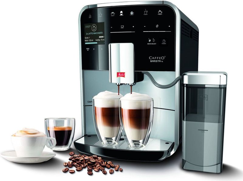 Melitta - Barista TS Smart F850-101 - Volautomatische Koffiemachine - Zwart - RVS