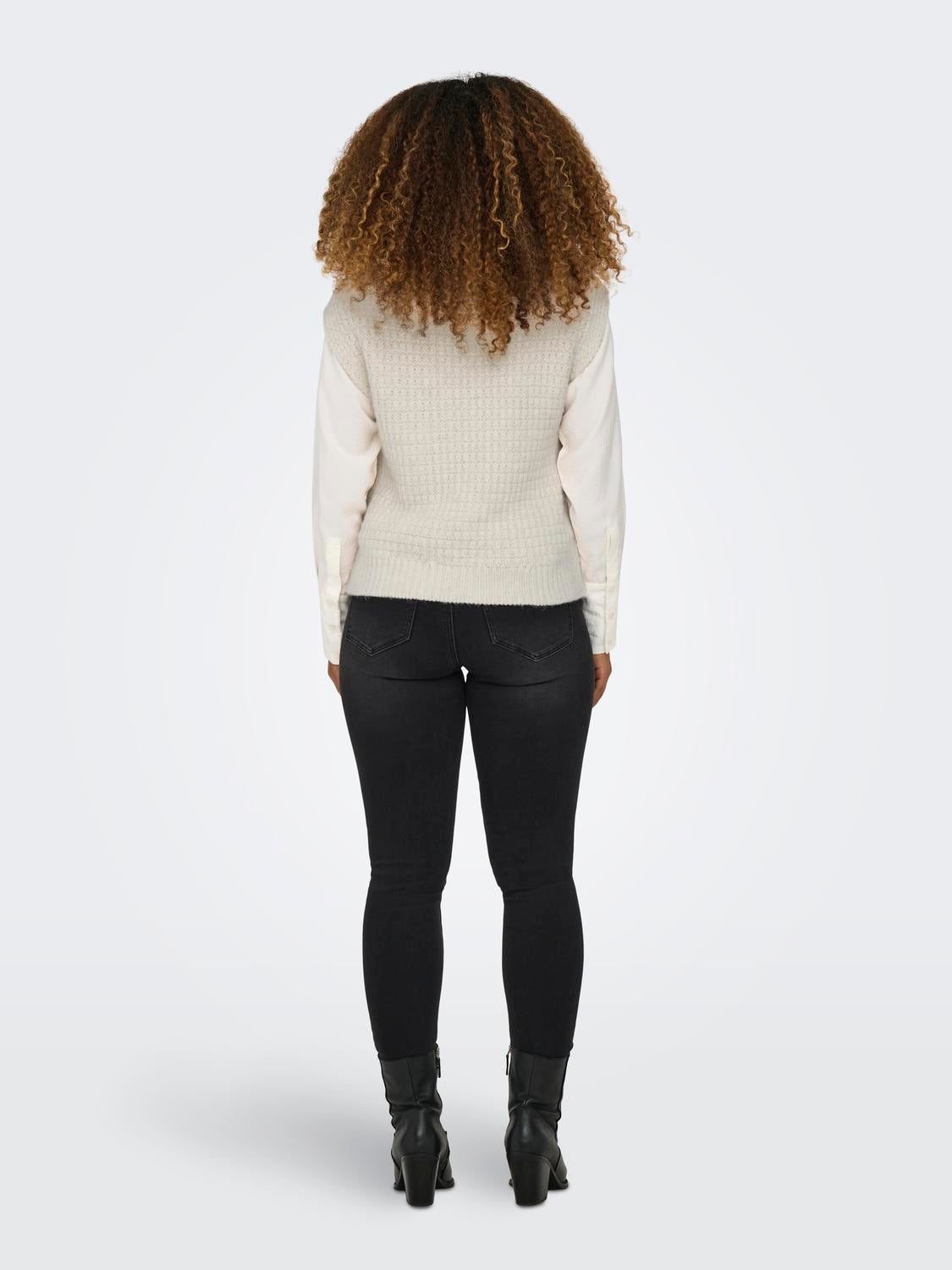 ONLKAMMA Weste Whitecap Gray