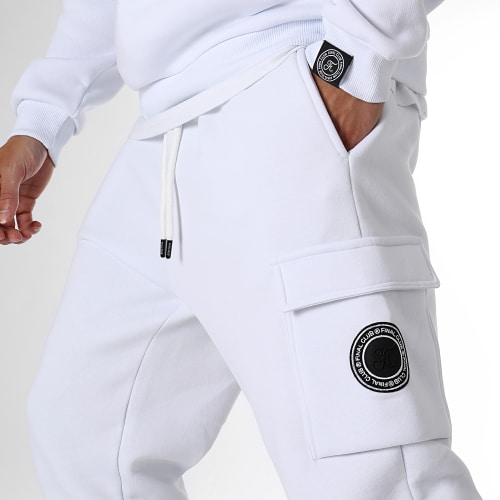 Pantalon Jogging Cargo Premium 1111 Blanc