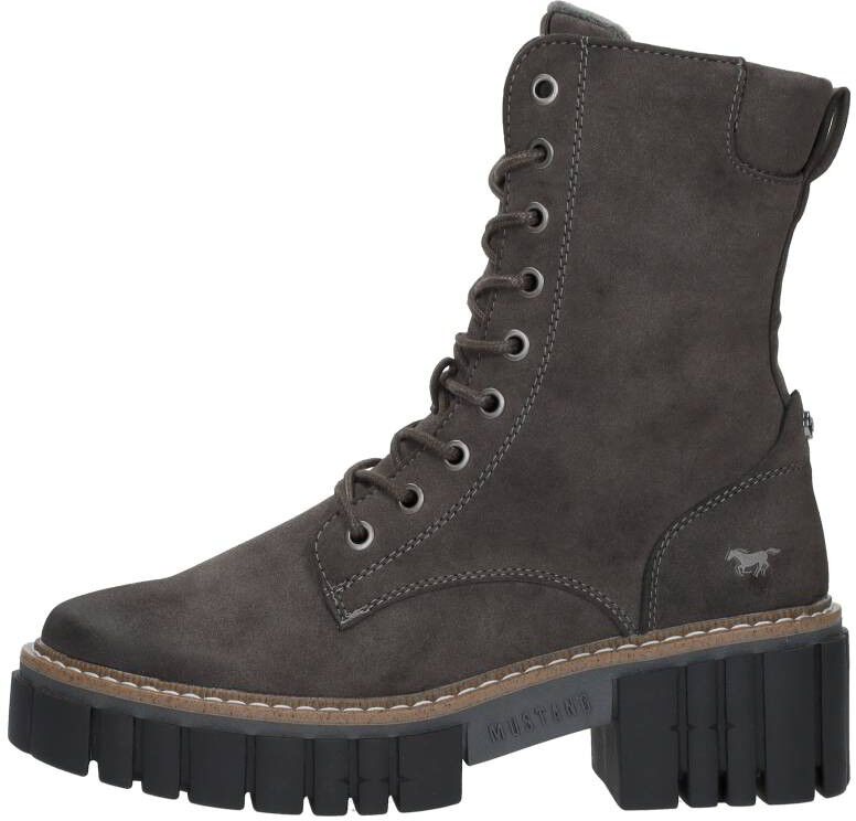 Mustang Veterschoenen Hoog taupe