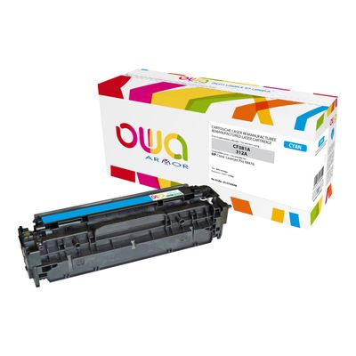 Cartouche laser compatible HP 312A - cyan - Owa K15750OW