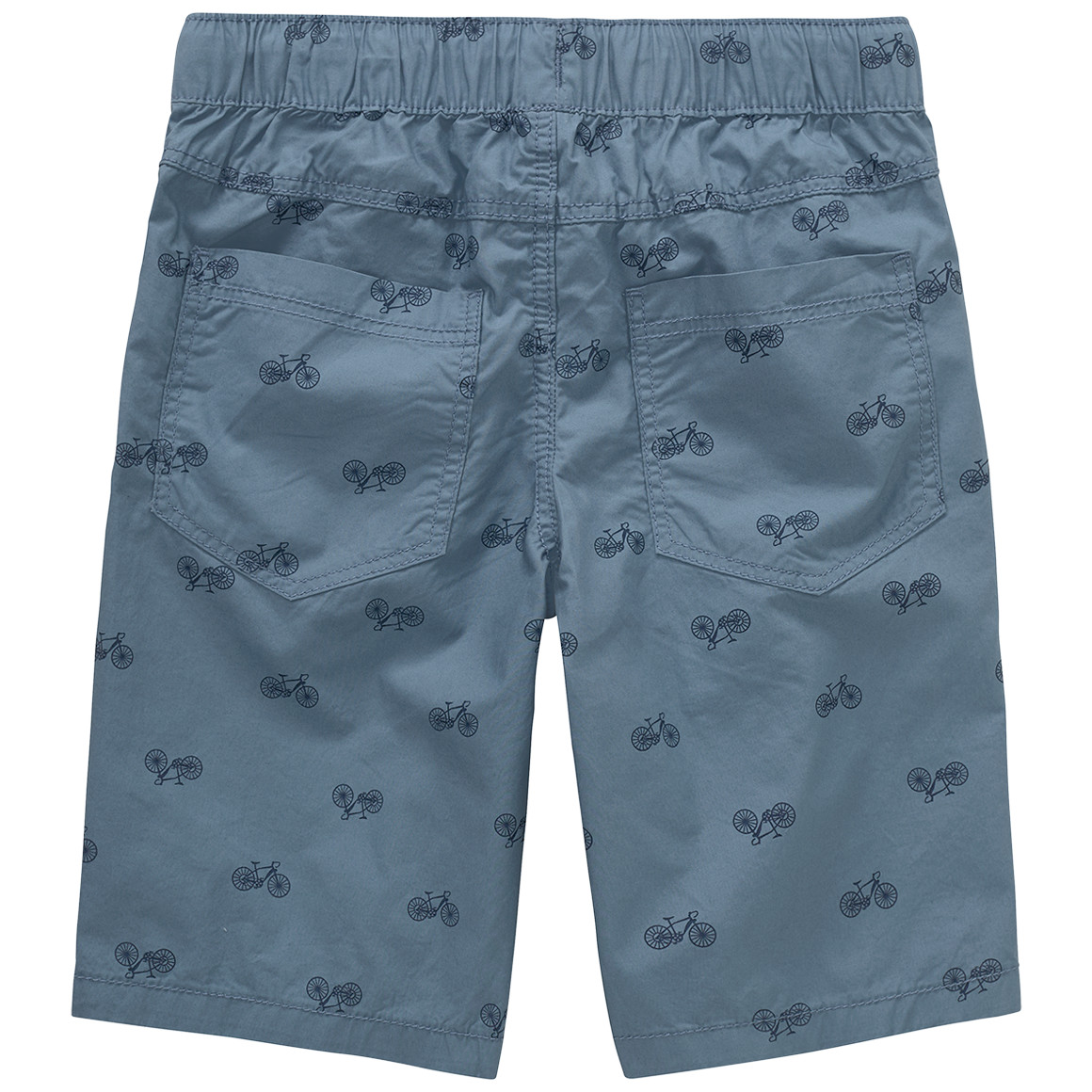 Topolino Jungen Shorts mit Fahrrad-Prints blau