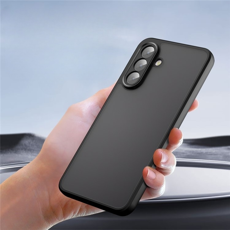 Samsung Galaxy A56 Hybrid Hardcase Hülle TPU Bumper   Kunststoff Rückseite - Schwarz