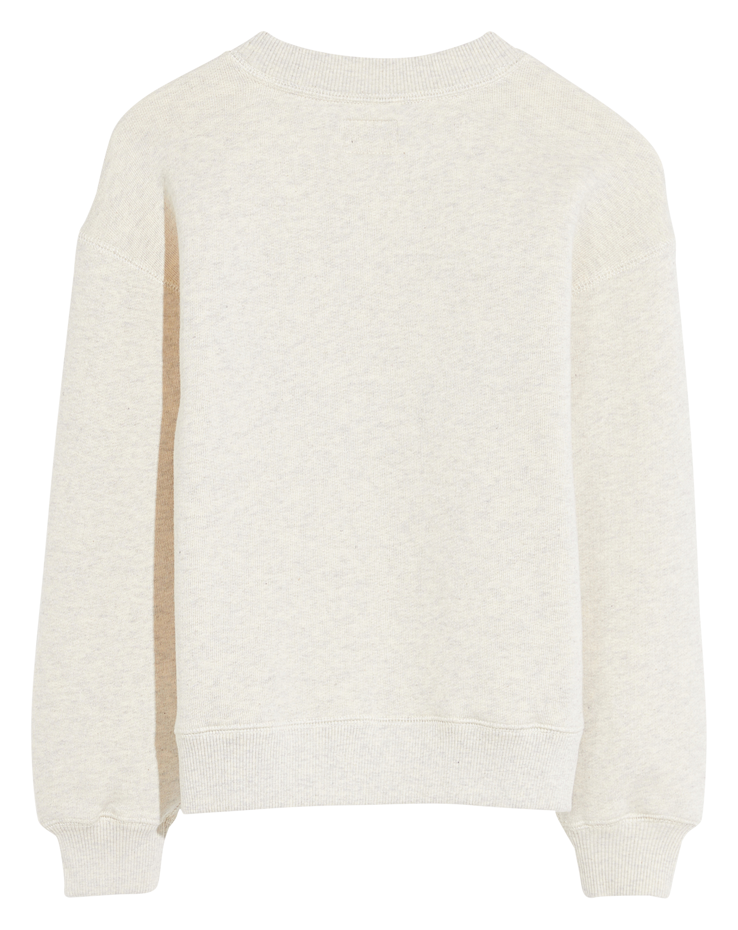 FADOL - Sweat col rond brodé en coton mélangé| Beige