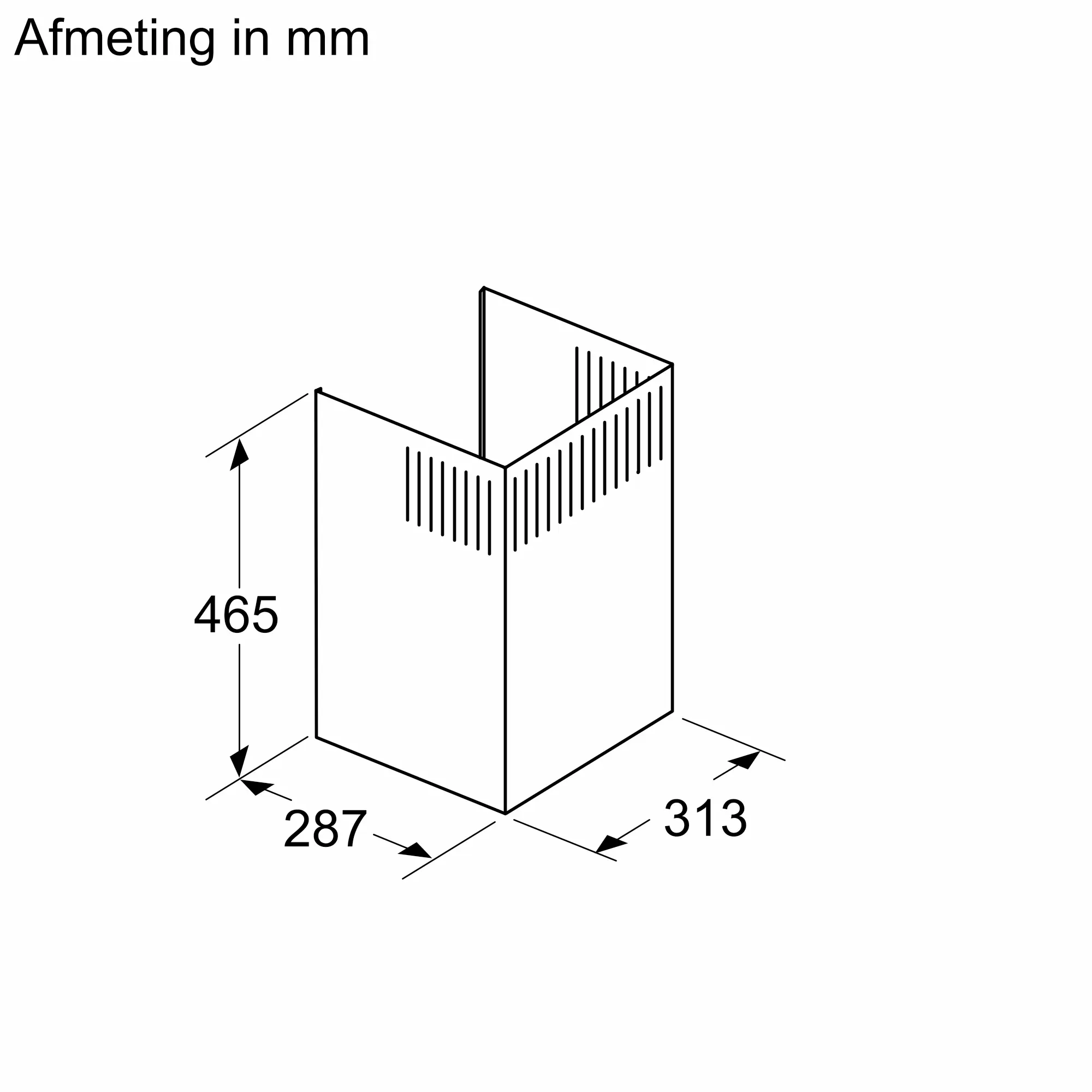 DWZ1FB6I6-B Clean Air recirculatiekit met lange levensduur Zwart