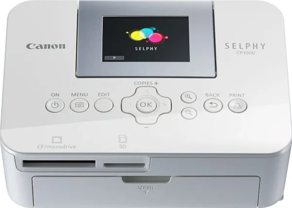 Canon SELPHY CP1000, Farvesublimation, 300 x 300 dpi, Direkte udskrivning, Hvid