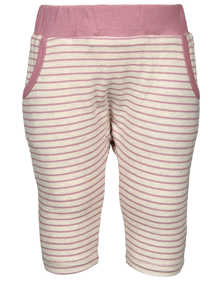 Baumwoll-Hose BIG STAR gestreift in beige/rosa