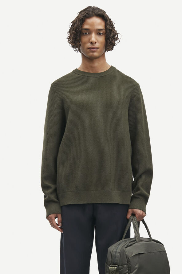 Samsøe Samsøe Sadem sweater 10490 Forest night