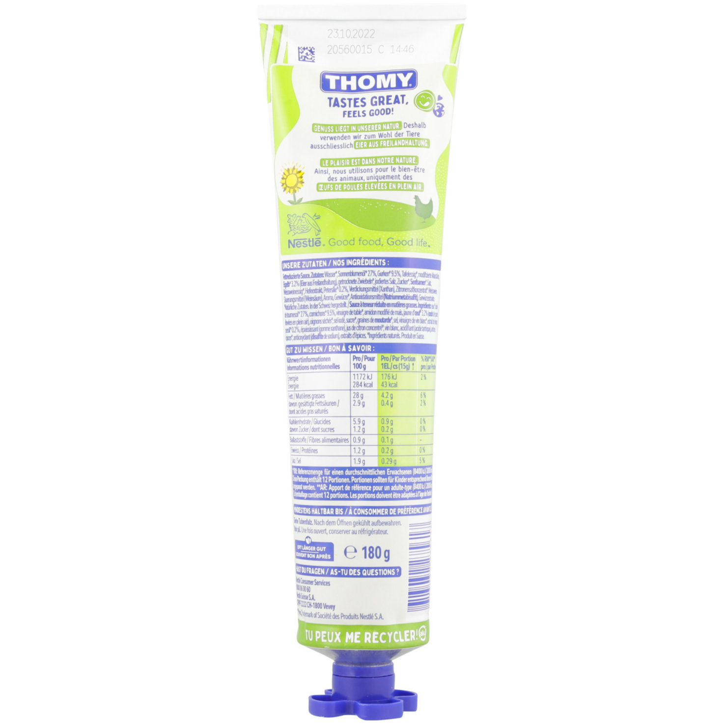 THOMY Tartare Light Sauce Tube