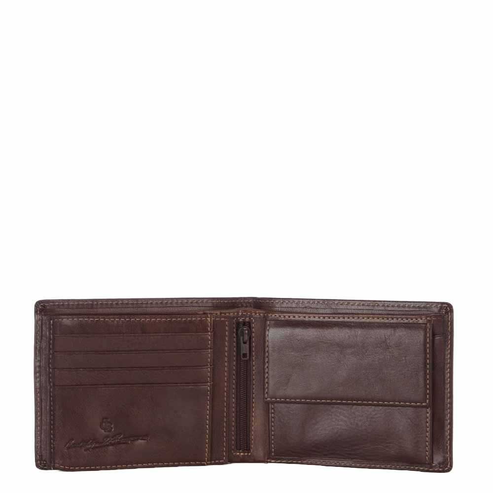 Castelijn & Beerens Gaucho Billfold met Binnenrits mocca