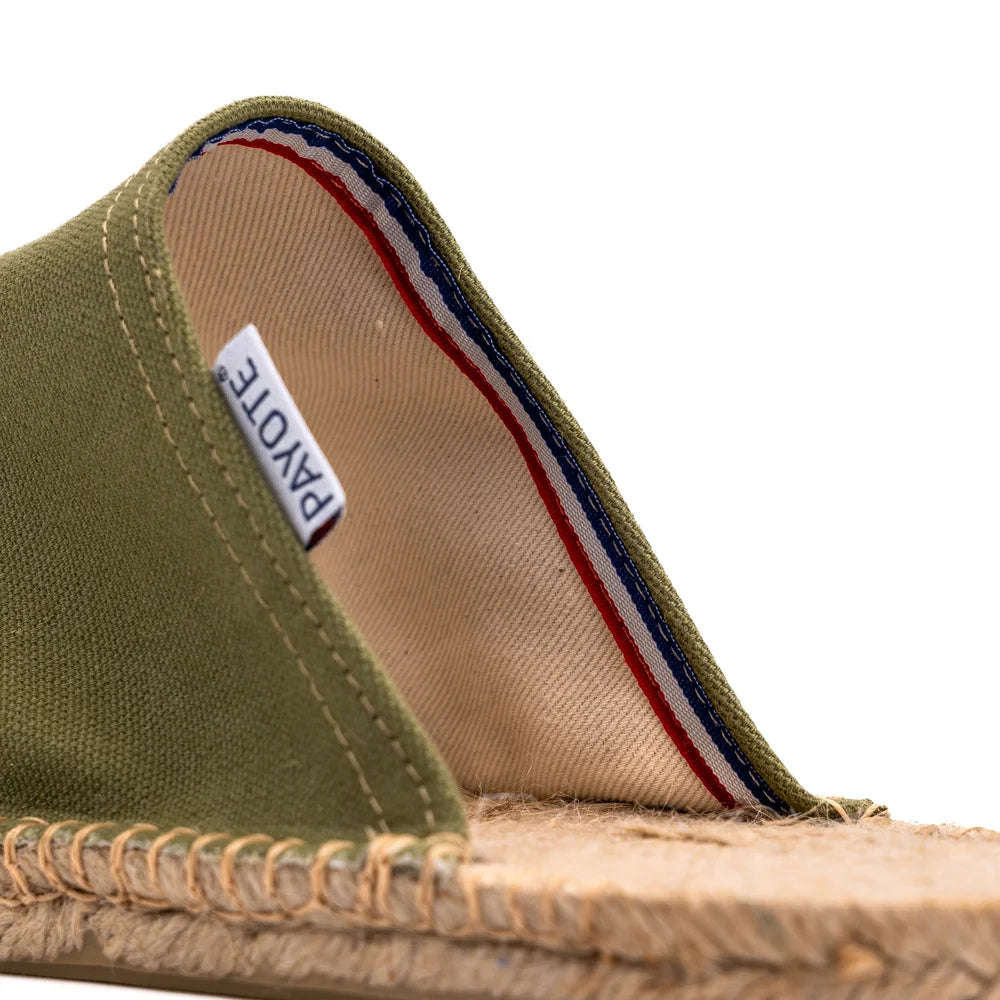 Mule Espadrille Vert Olive
