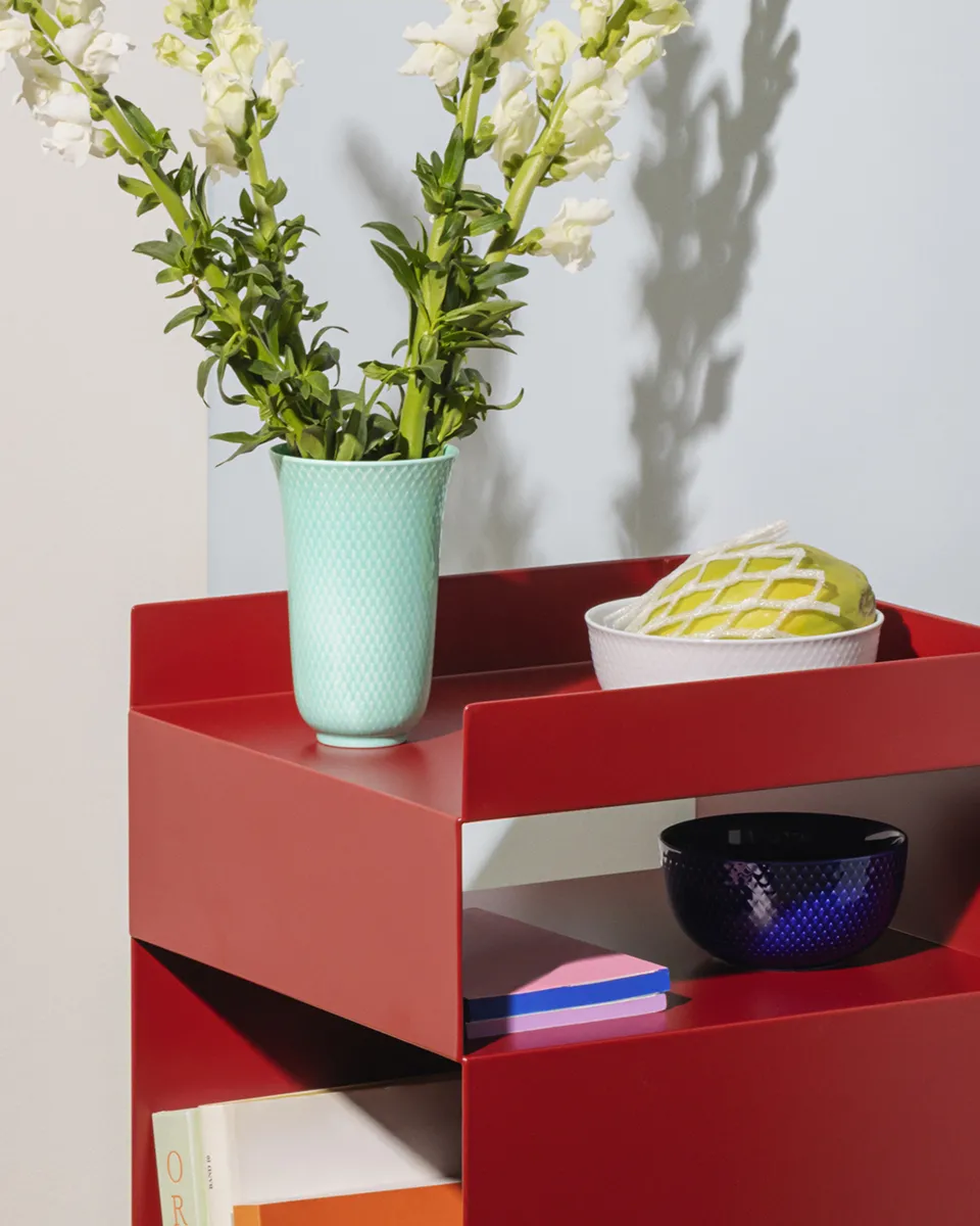Lyngby Porcelæn Rhombe Color  Vase