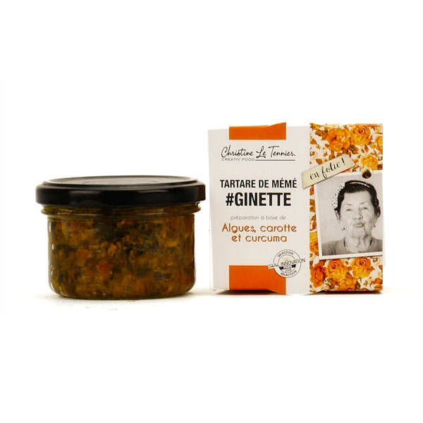 Tartare d'algues à la carotte et au curcuma