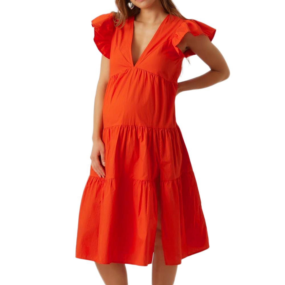 Vero Moda Maternity Robe de Grossesse Rouge Femme Vero Moda Maternity 20016026