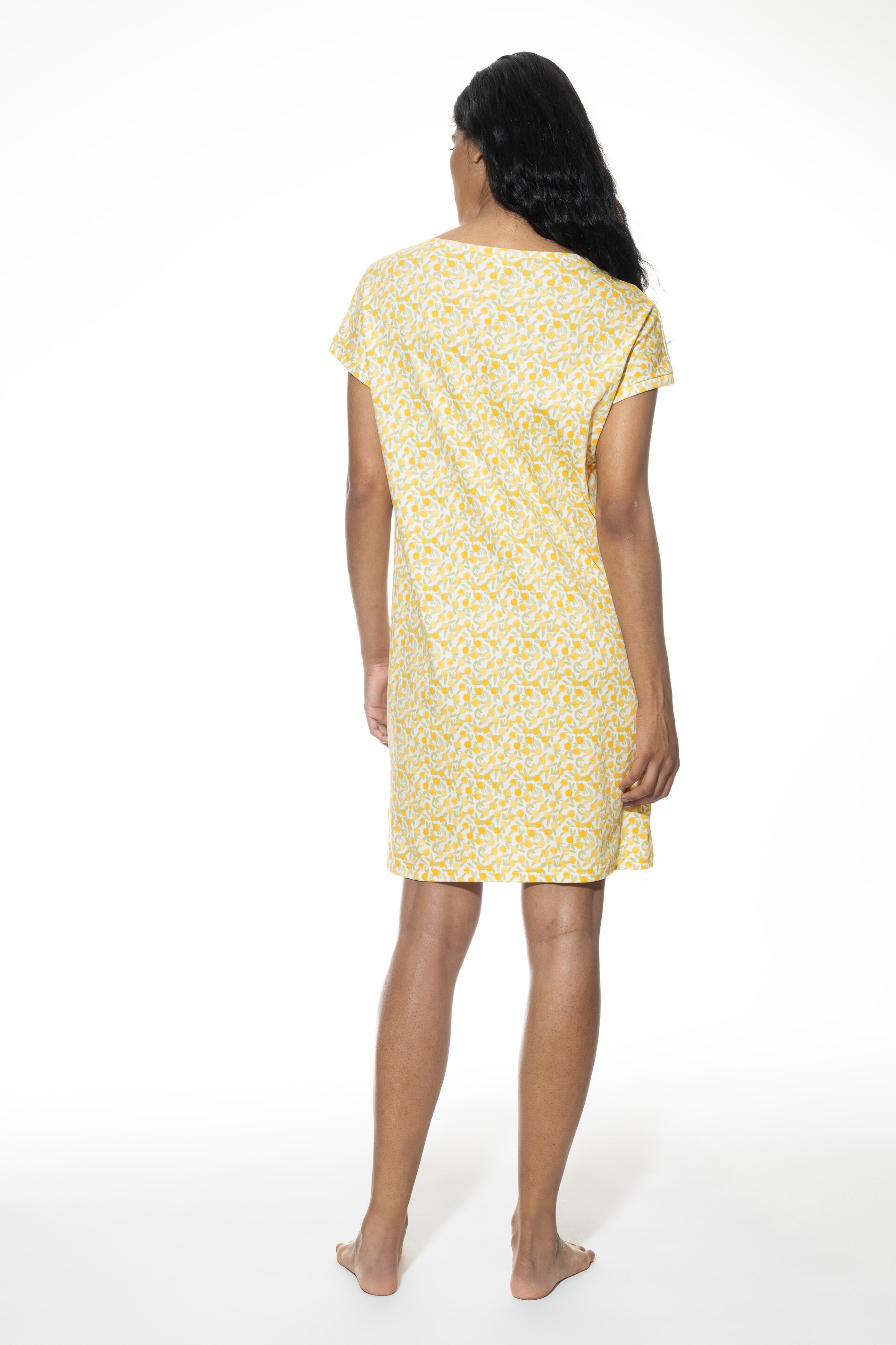 Kurzarm-Nachthemd<br>Serie Lemon Dots