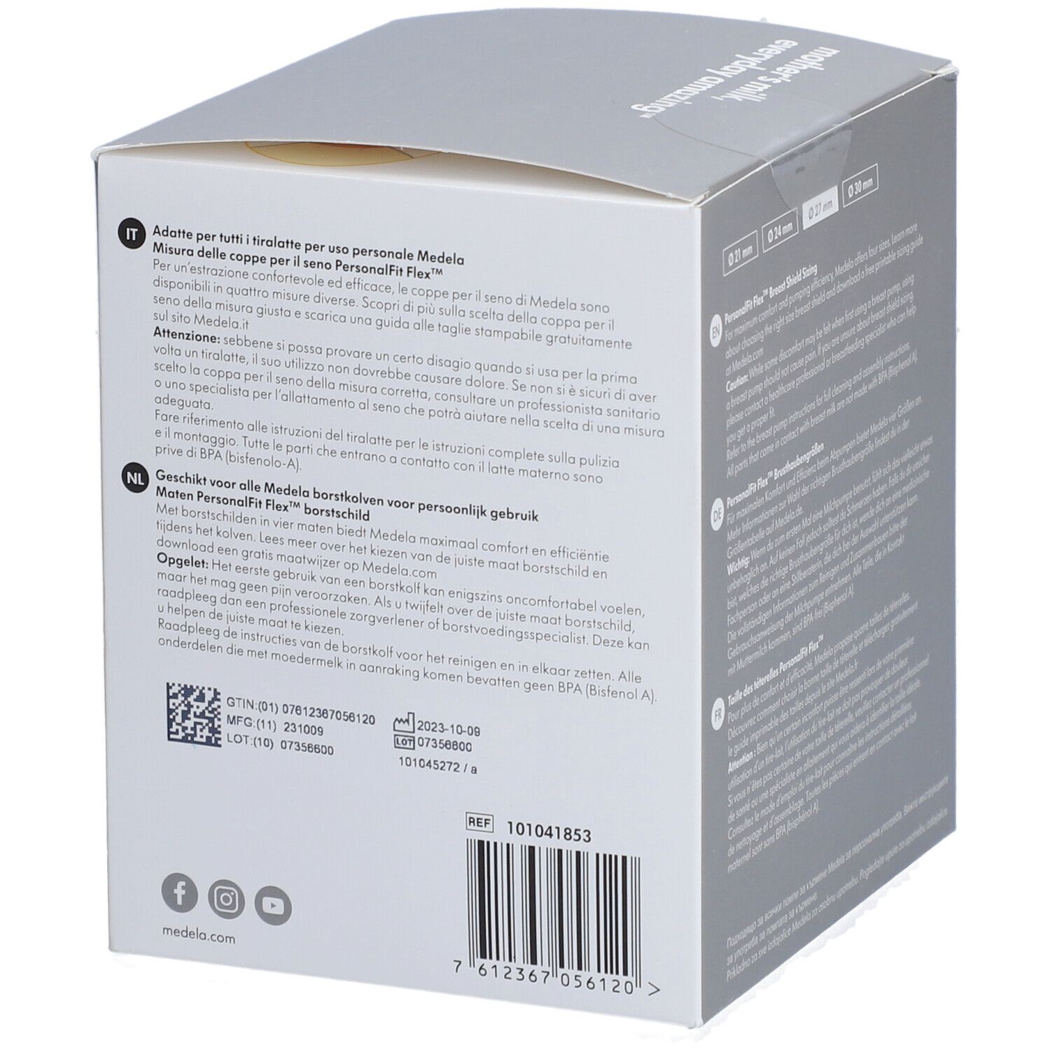 medela personalfit PLUS 27 mm