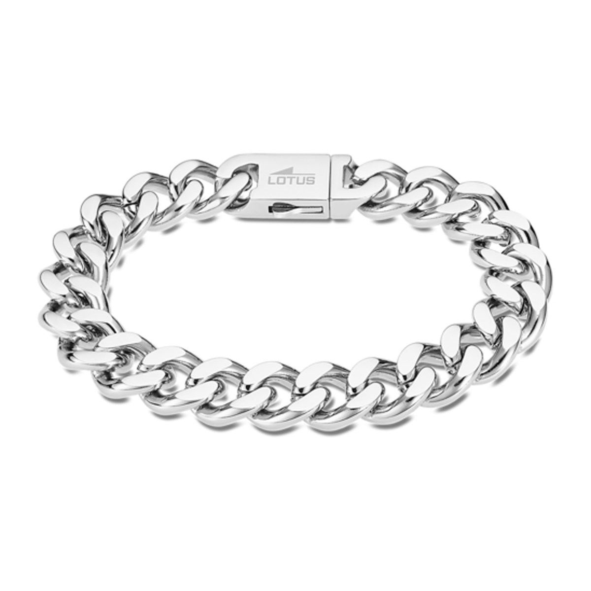 Bracelet homme type gourmette LOTUS acier