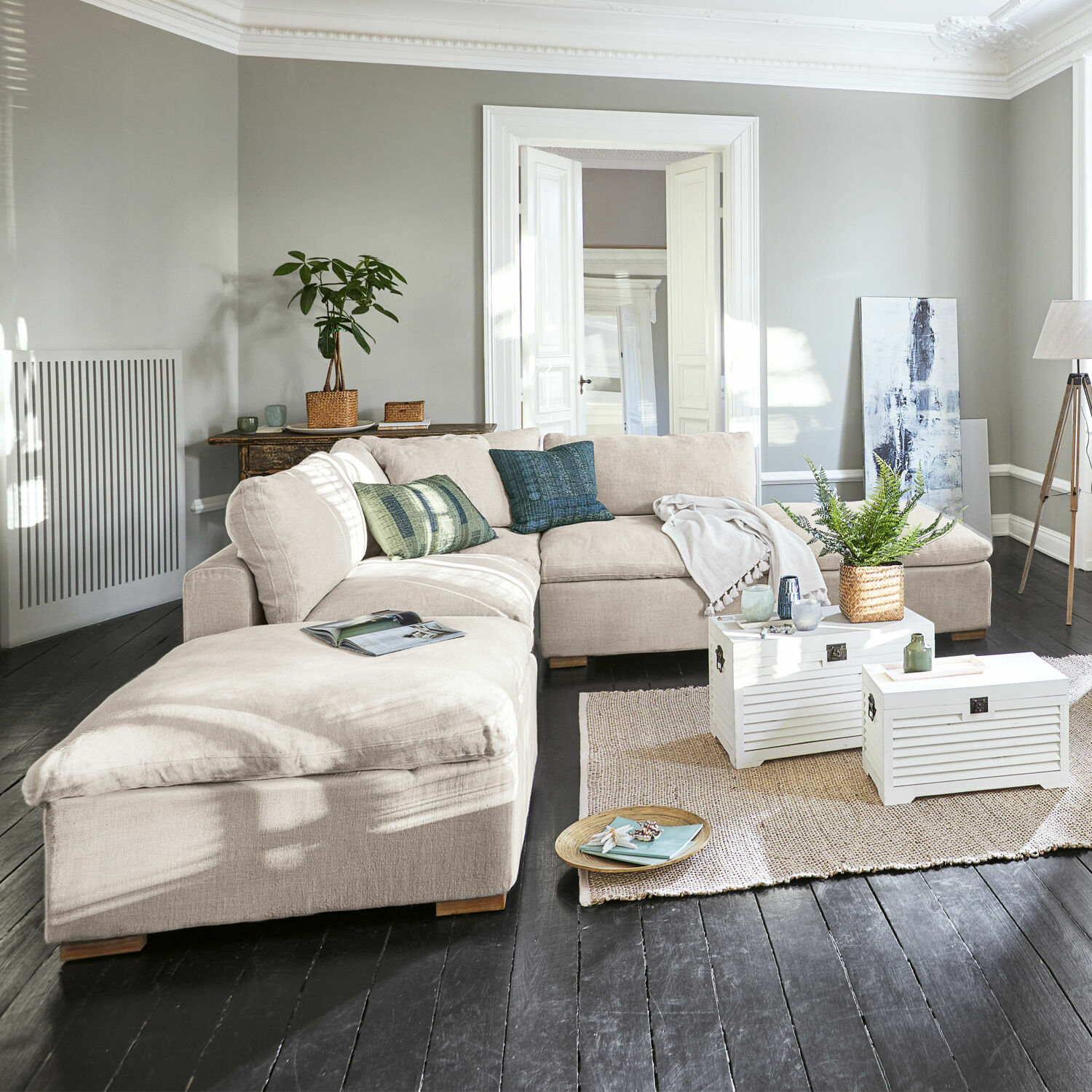 Modulsofa Baladou creme