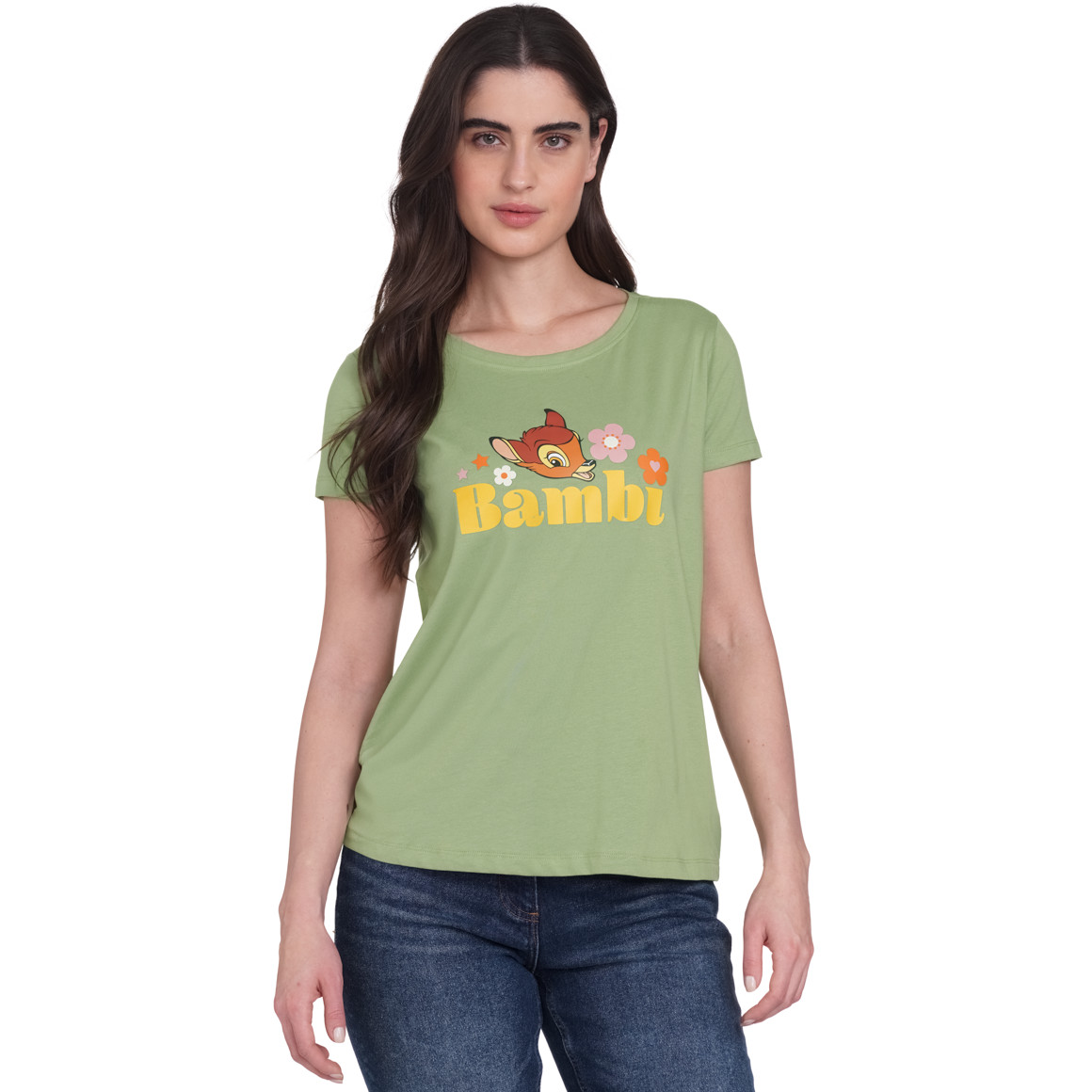 Gina Benotti Disney Classics T-Shirt mit großem Motiv grün