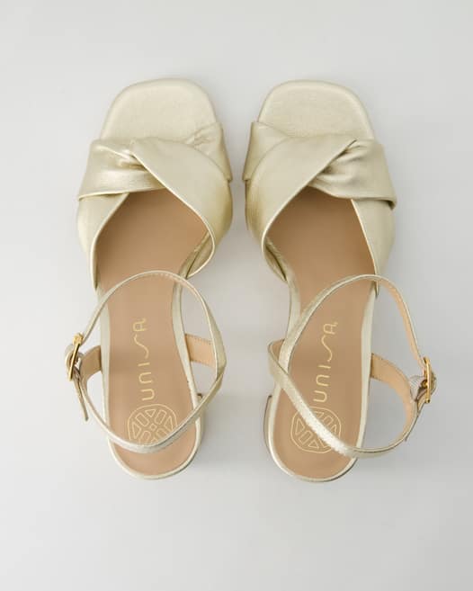 Unisa Medway Sandalen in Gold