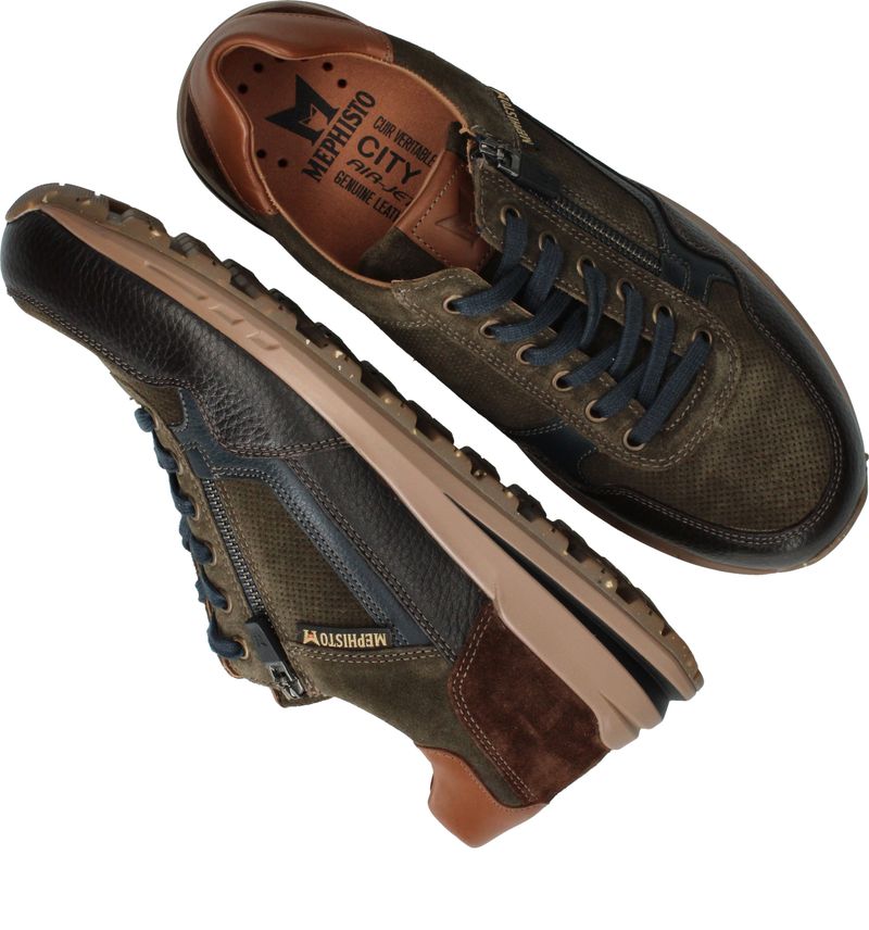 Mephisto Bradley Sneakers Groen Heren