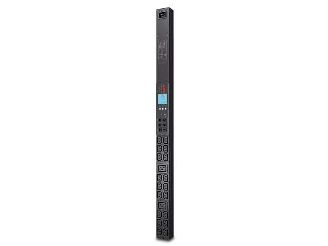 APC Metered Rack PDU - Strømfordelingsenhed (rackversion) - AC 200/208/230 V - RS-232 - input: IEC 60320 C20 - output-stikforbindelser: 20 (power IEC 60320 C13, IEC 60320 C19) - sort - for P/N: AR3106SP, SMX1000C, SMX1500RM2UC, SMX1500RM2UCNC, SMX750