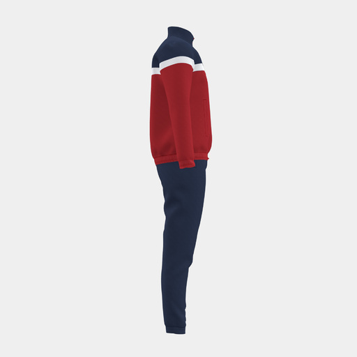 Conjunto de treino Joma Danubio azul marinho e vermelho