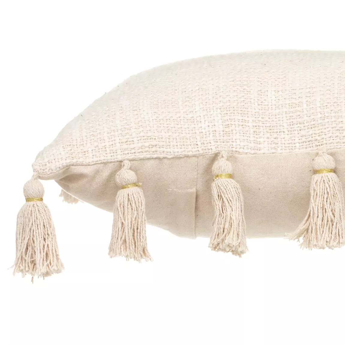 Coussin carré coton (30 x 50 cm) Gypsy Ivoire