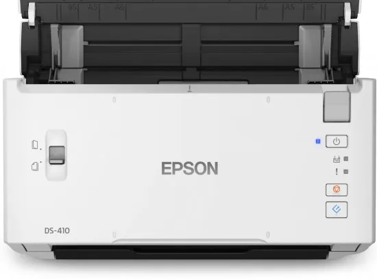 Epson WorkForce DS-410 - Dokumentscanner - Contact Image Sensor (CIS) - Duplex - A4 - 600 dpi x 600 dpi - op til 26 ppm (mono) / op til 26 ppm (farve) - ADF (50 ark) - op til 3000 scanninger pr. dag - USB 2.0