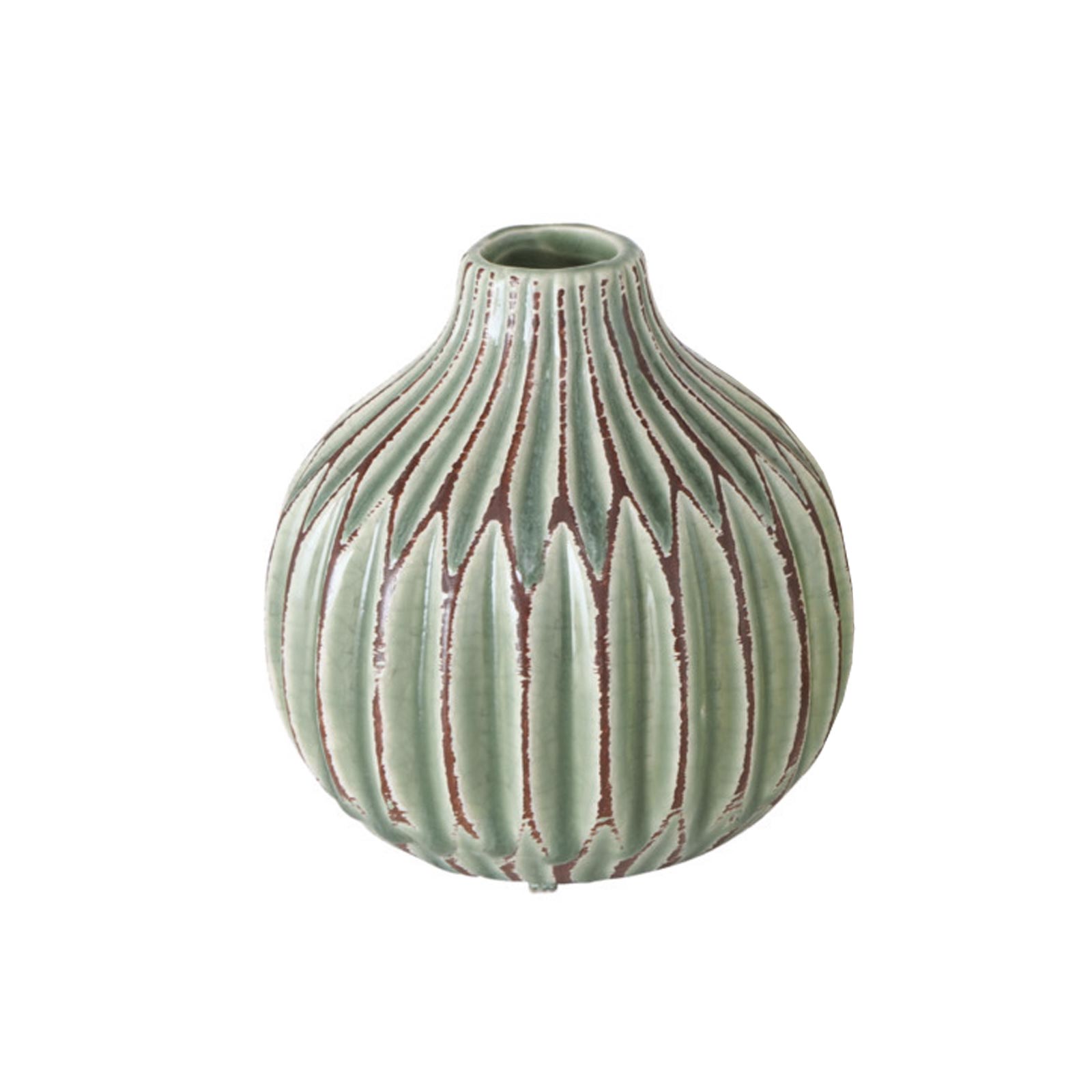 Deko Vase - Steingut - sortiert - 12 cm hoch