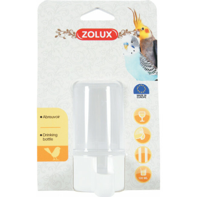 Abreuvoir transparent avec bec crochu Zolux pour oiseaux
