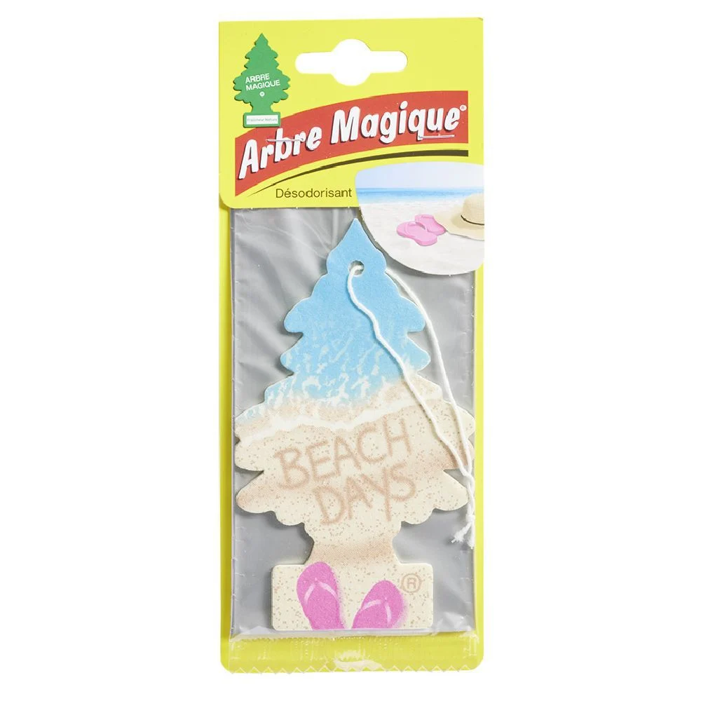 Arbre magique désodorisant voiture senteur monoï