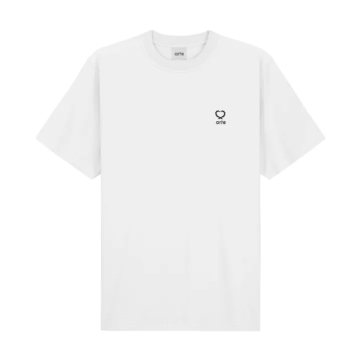 Arte Antwerp T-shirt Heart Leaves | Blanc