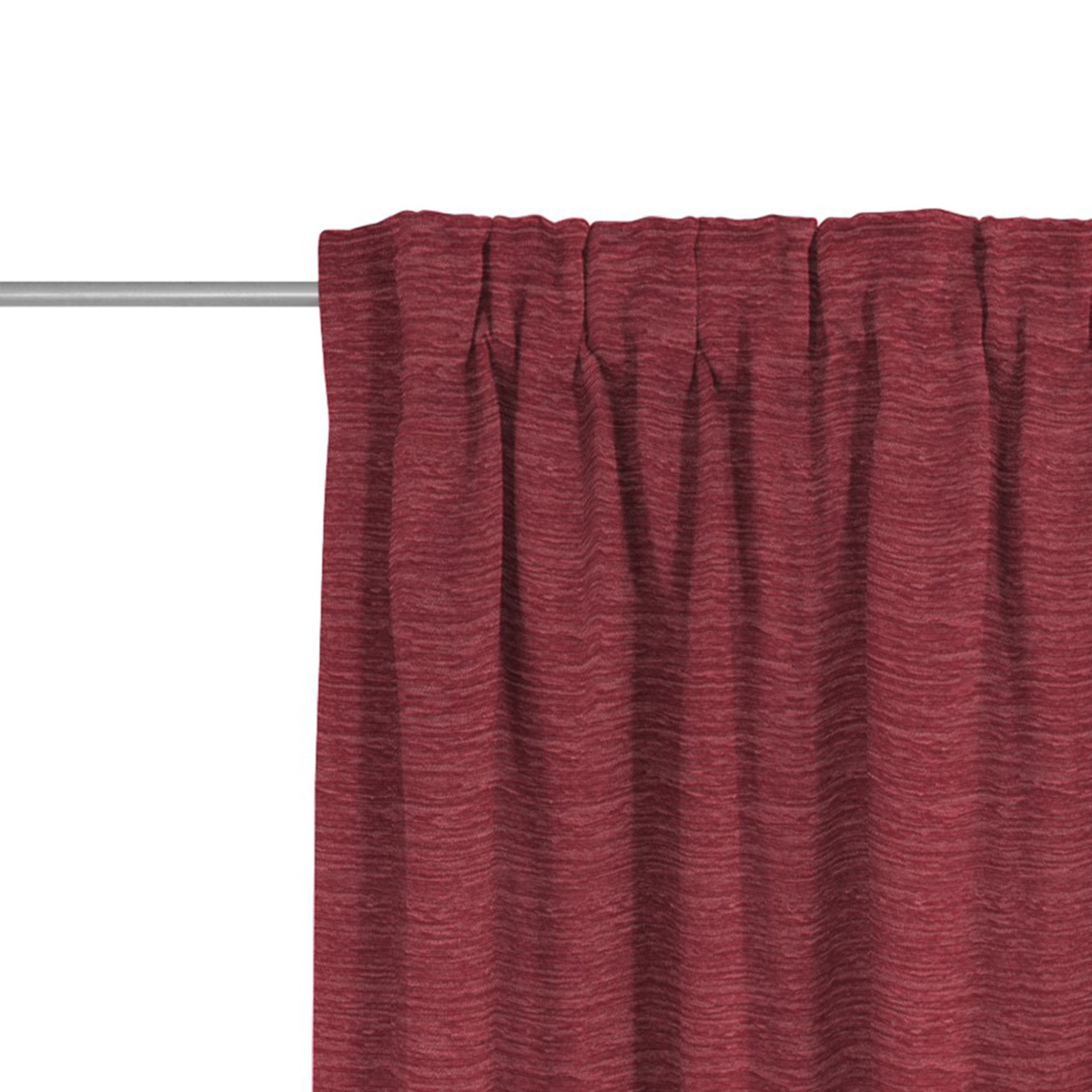 Thermochenille-Vorhang - bordeaux - 135x245 cm