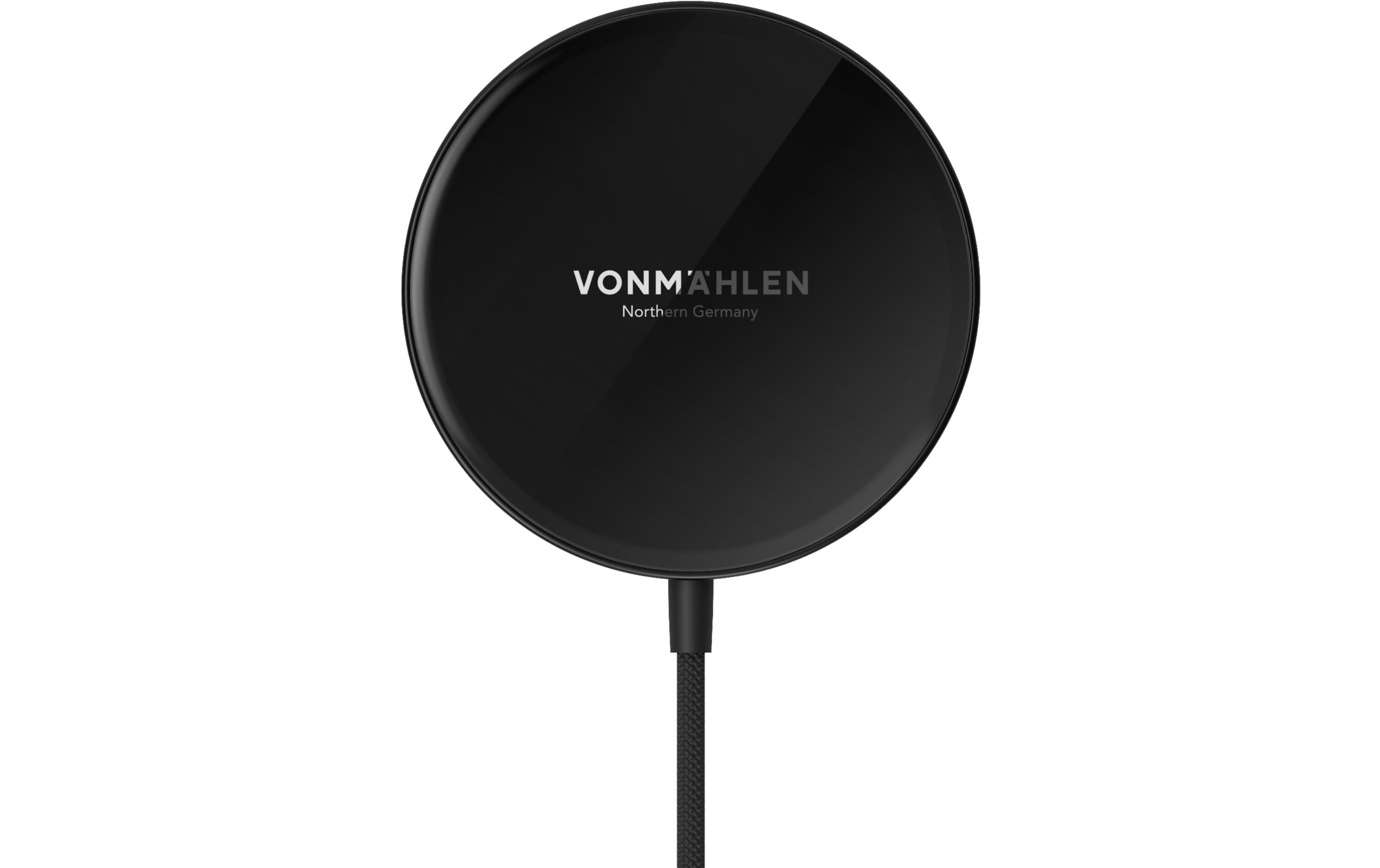 Wireless Charger Aura Mini BlackDrahtloses Ladegerät in minimalistischem Design