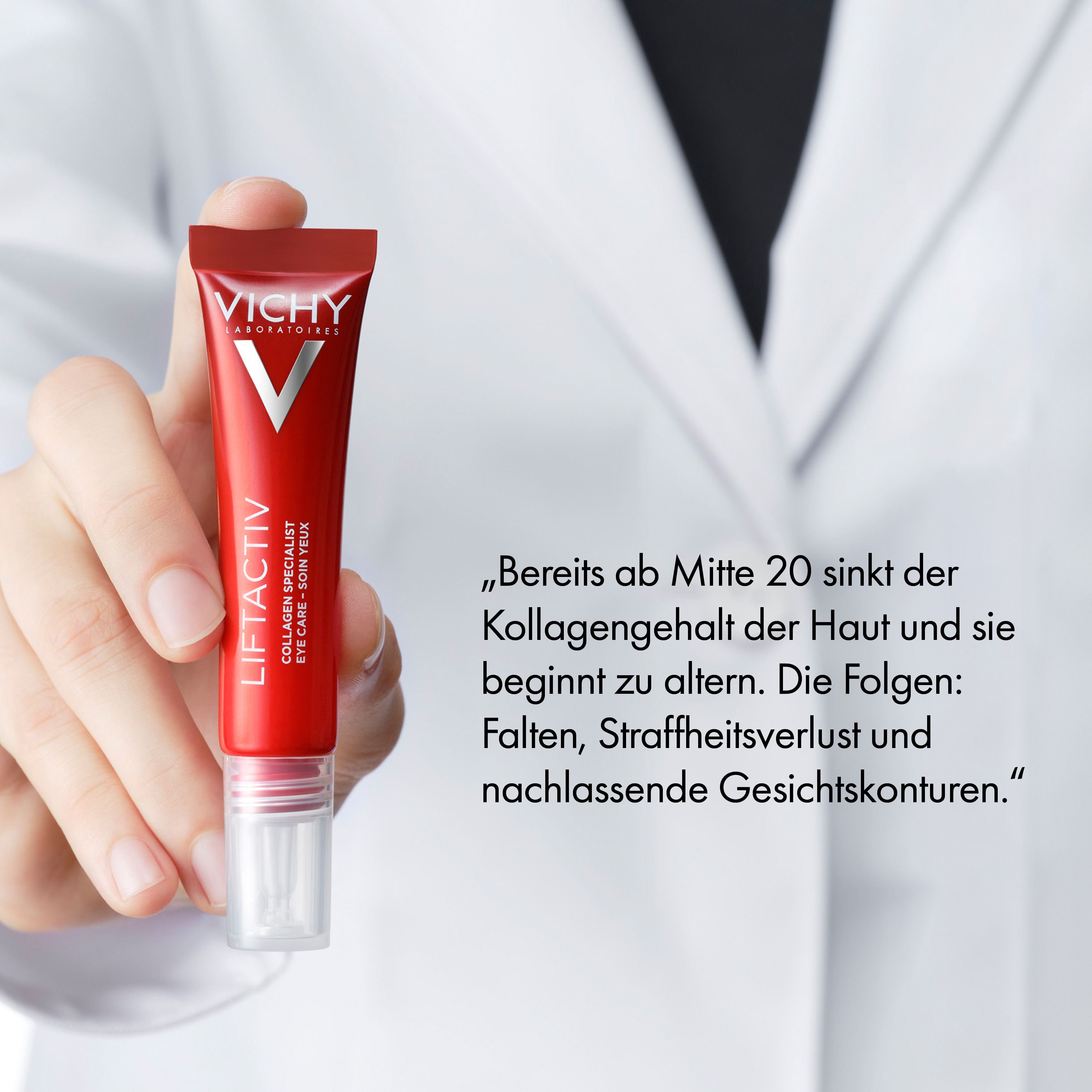 Vichy Liftactiv Collagen Specialist Augenpflege: Mildert sichtbar Krähenfüße, Tränensäcke und Augenringe.