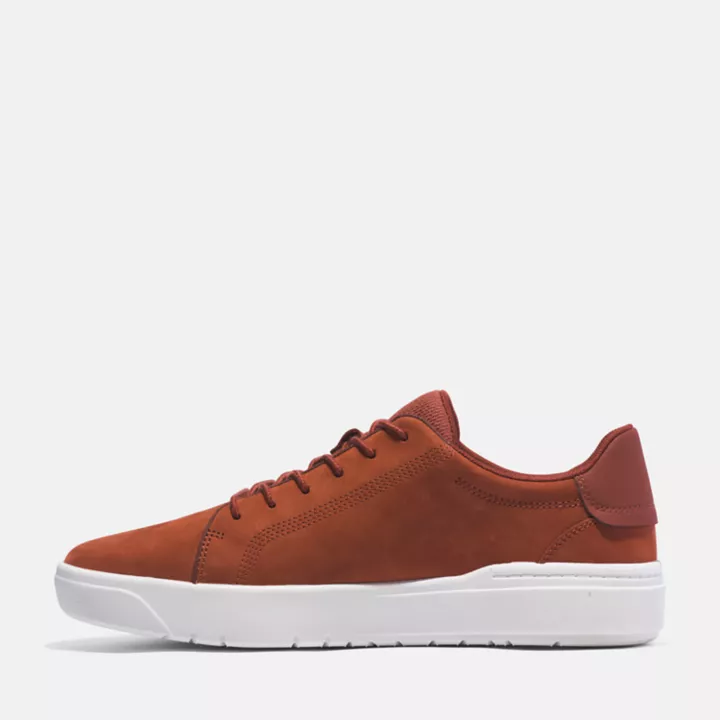 Basket basse Seneca Bay pour homme en rouge