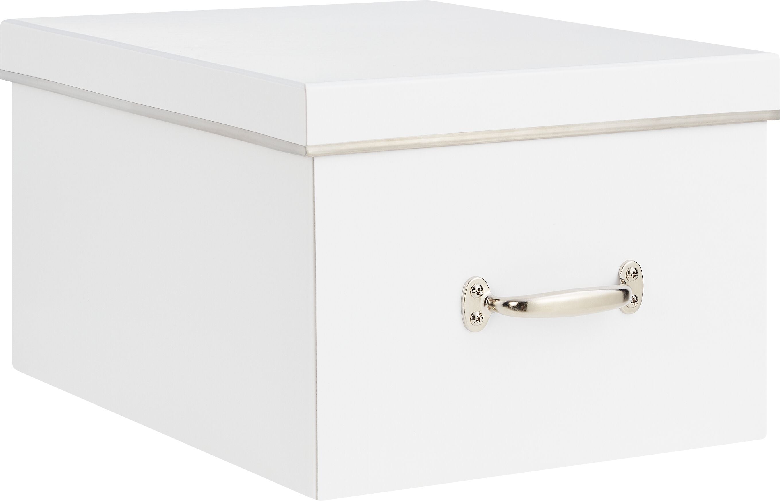 ENGLA Aufbewahrungsbox X-mas - Weiss / B: 37.0 cm x T: 50.0 cm x H: 27.5 cm