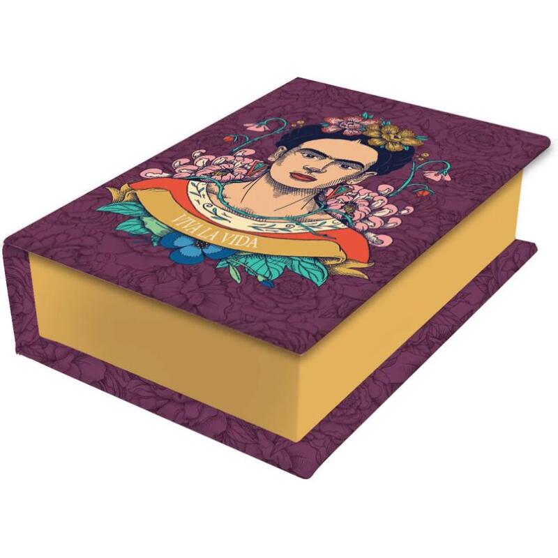 Frida Kahlo, Petites boîtes rectangulaires 9,5x6,5x3 cm, ass.