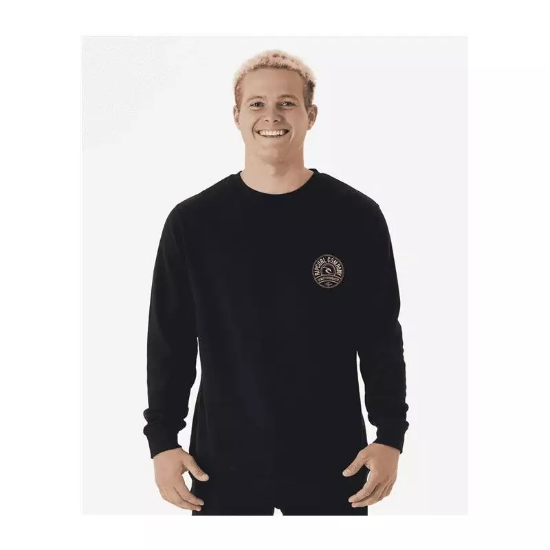 Sweat RIPCURL Stapler Crew Black