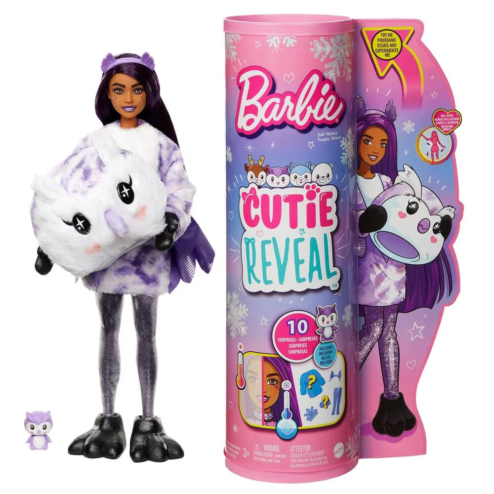 BARBIE POUPEE  CUTIE REVEAL CHOUETTE