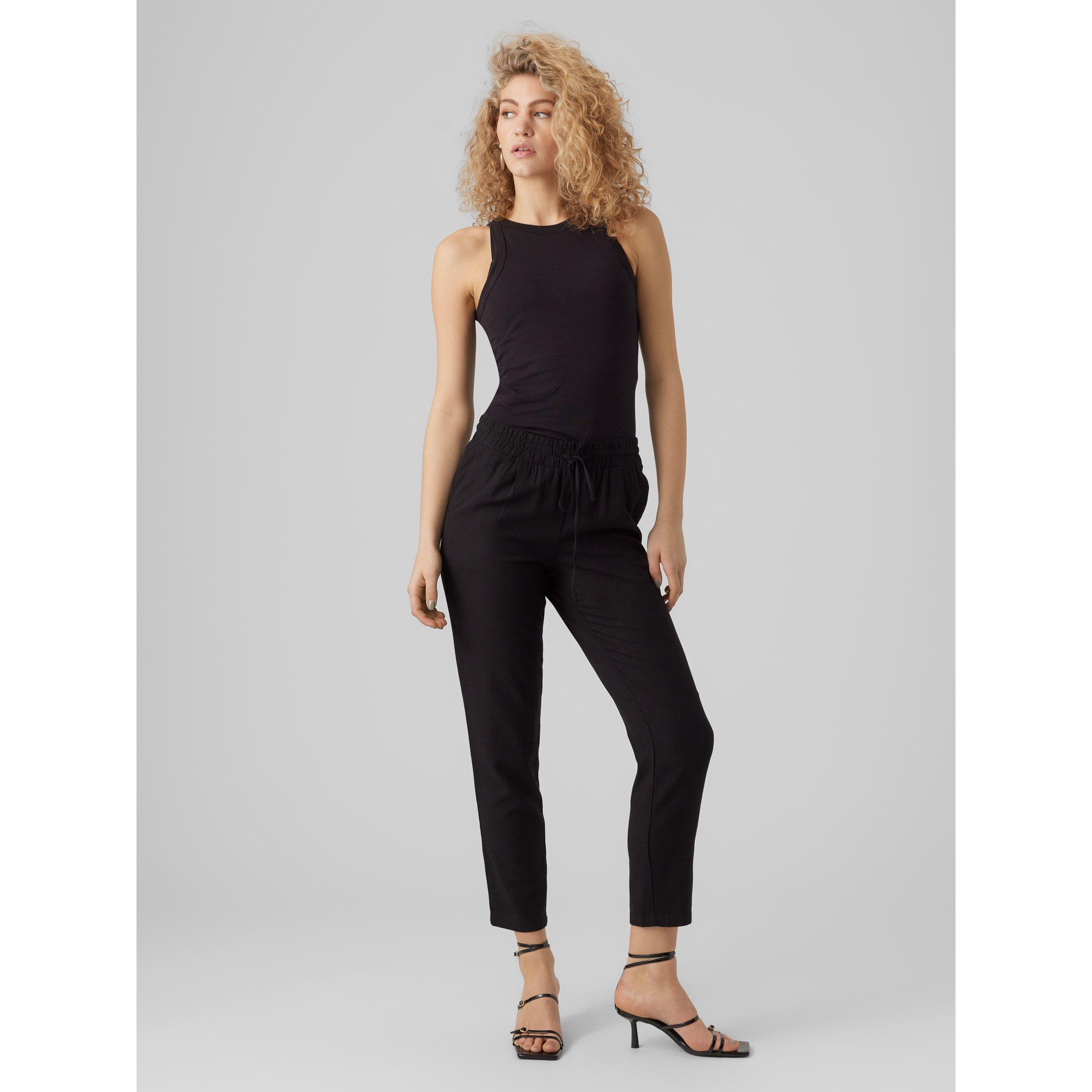 Vero Moda Slim Fit Linen Trousers