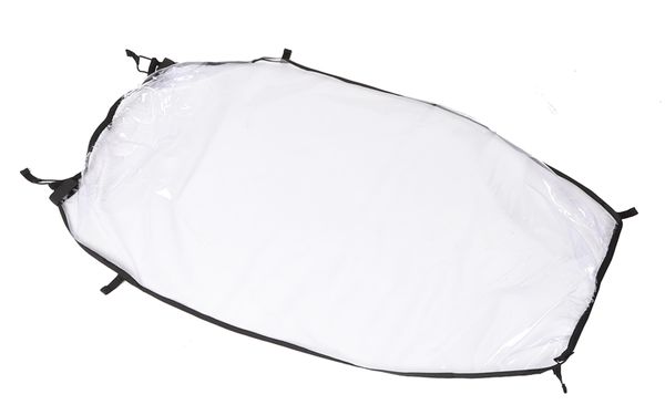 ERSATZ-REGENVERDECK (1-Plätzer)  transparent